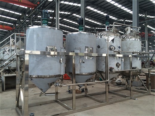 machine de production de raffinage d'huile de soja de 10 000 litres et
